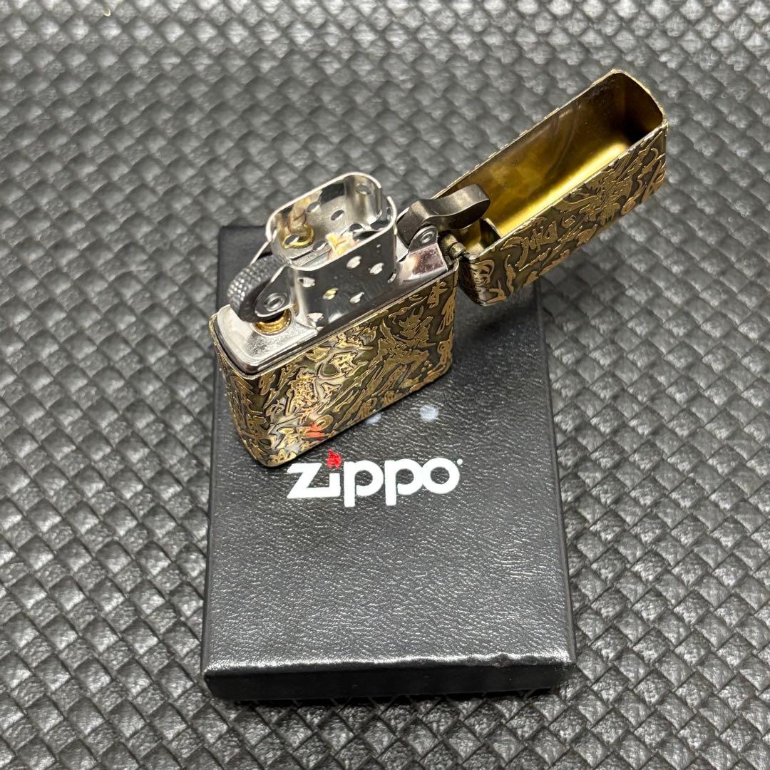 【限定】Zippo 牙狼 ゴールド GARO 2012年 5面刻印 ビンテージ