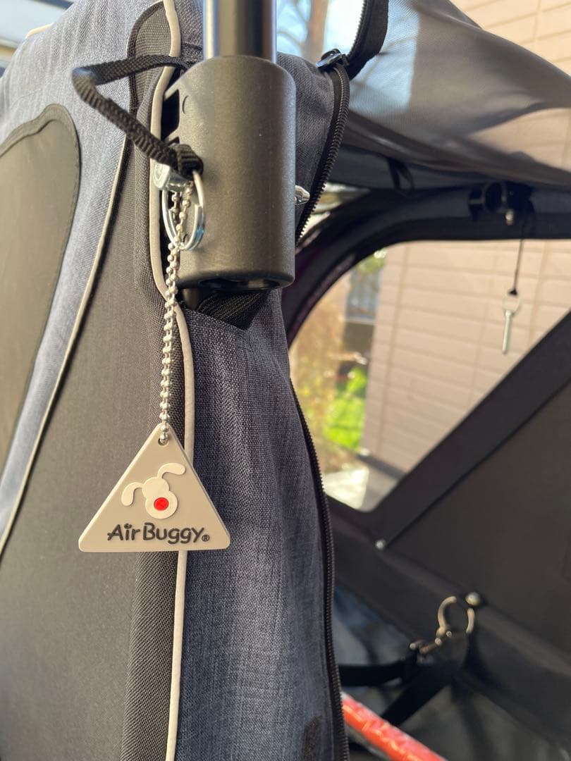 エアバギー ネストバイク AD3028 中型・多頭飼い向けカート　レインカバー付