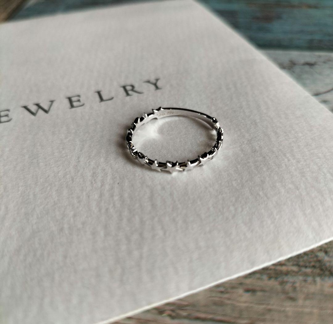 STAR JEWELRY【スタージュエリー】K10 スターハーフエタニティリング