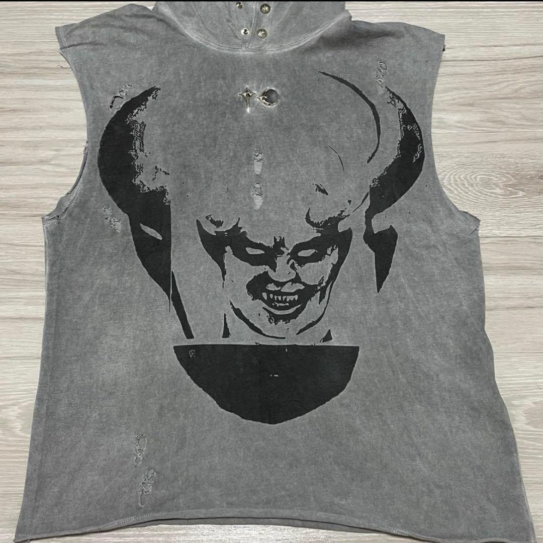 【激レア】THUG CLUB　Archive Satan Hooded Vest