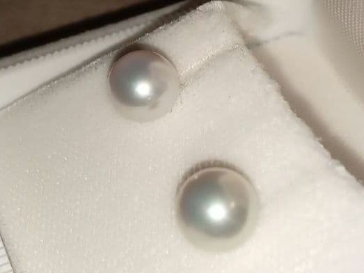 ★連休セール★真珠倶楽部 アコヤ パール ピアス K14WG 8.0〜8.5mm