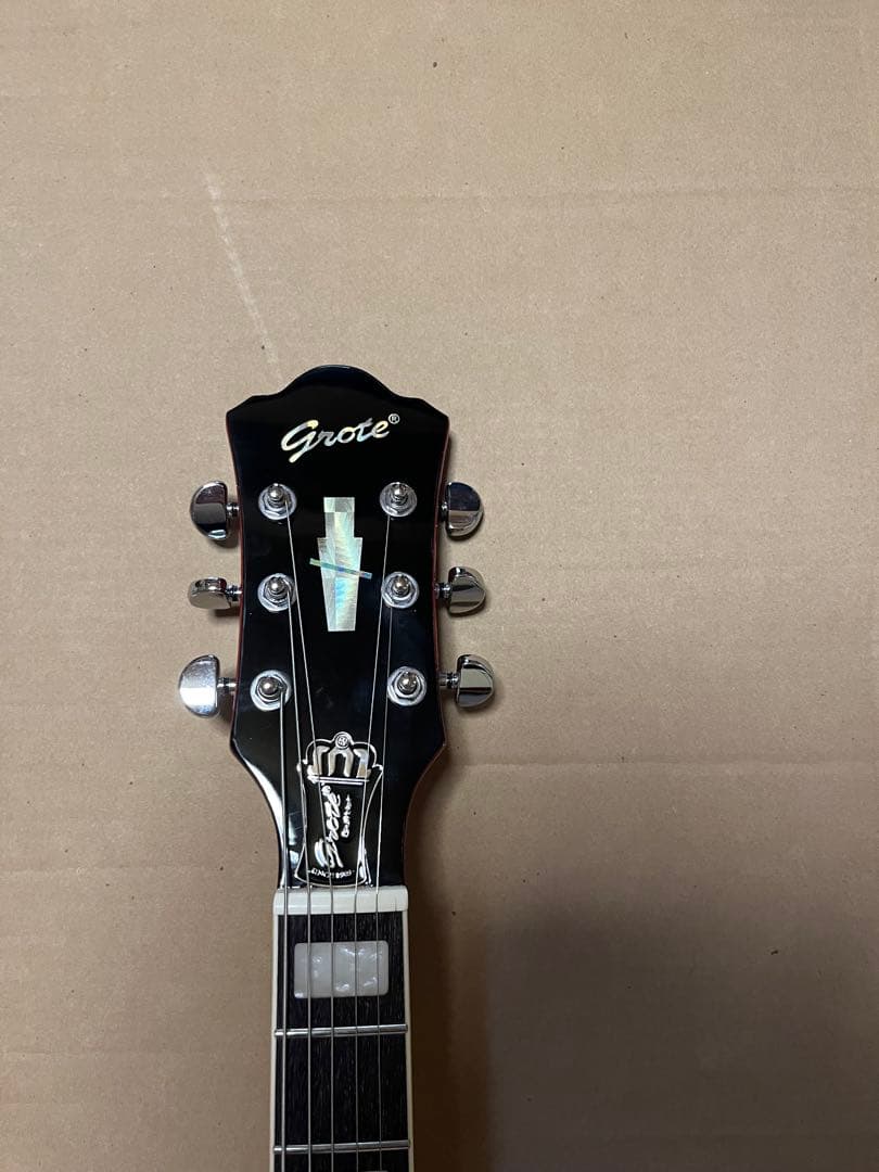 ギター GROTE Jazz Electric Guitar Semi(RED)