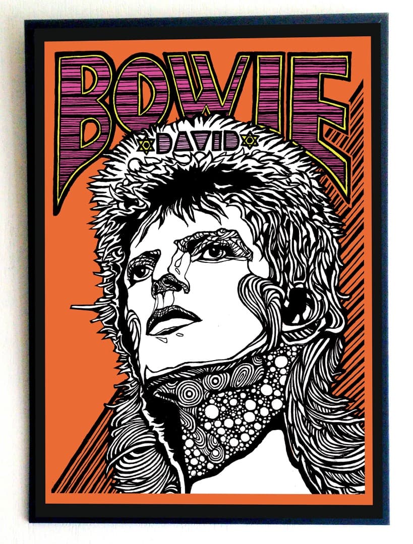 新品A1サイズ☆ DAVID BOWIE デビッドボーイ/インクジェットプリント