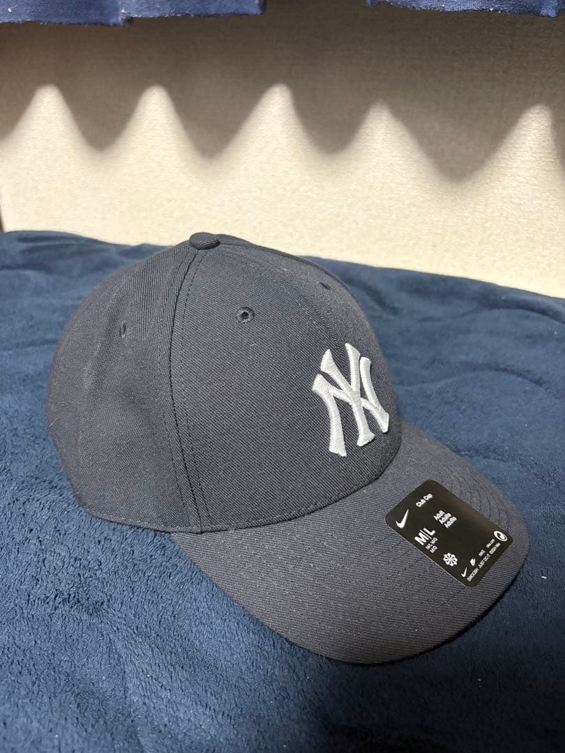 3house着用 NIKE ニューヨーク・ヤンキース　CLUB CAP NAVY