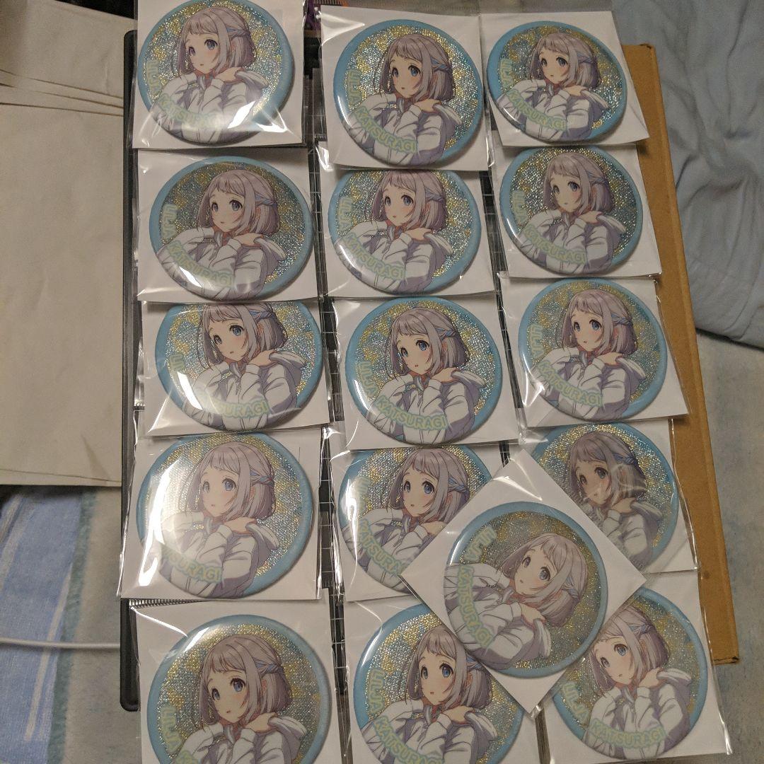 葛城リーリヤ　グリッター缶バッジ　16個まとめ売り◆学園アイドルマスター　学マス