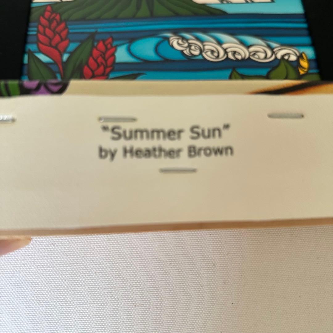 ヘザーブラウン \"Summer Sun\"ジクレー サイン入り