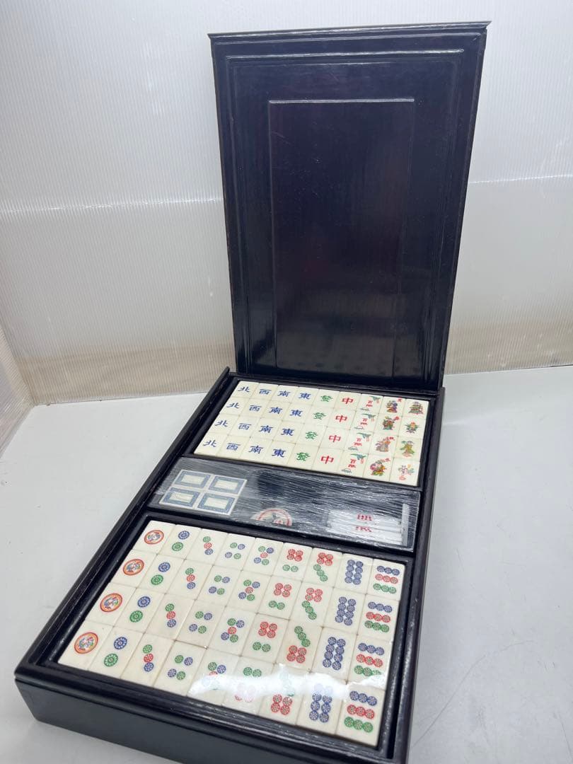 詳細不明 麻雀牌 骨董品 中国麻雀牌