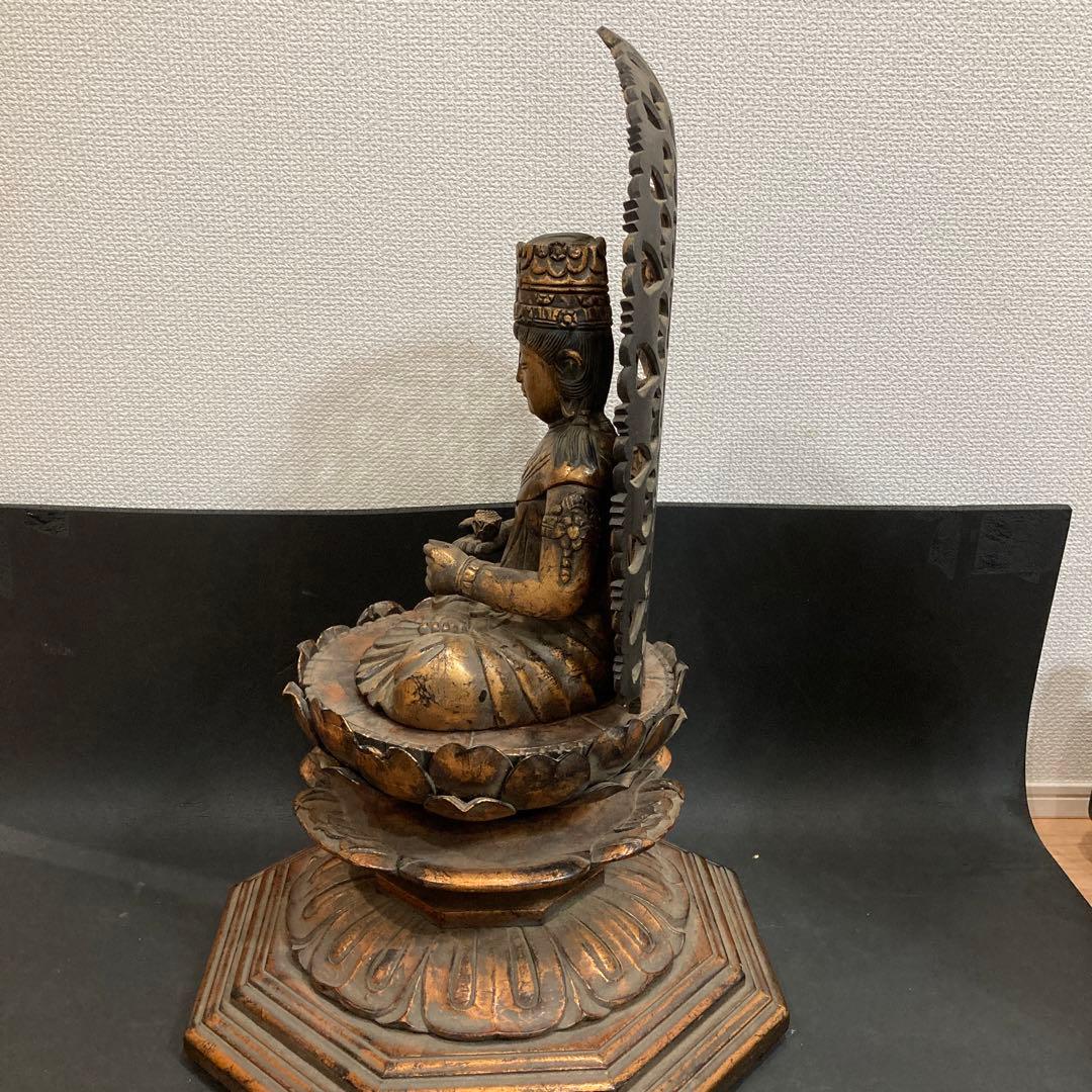 仏像　木彫　菩薩