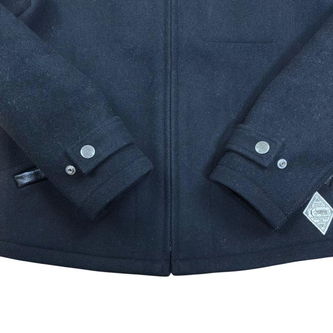 CRIMIE ウール スポーツ ジャケット ブルゾン ブラック M