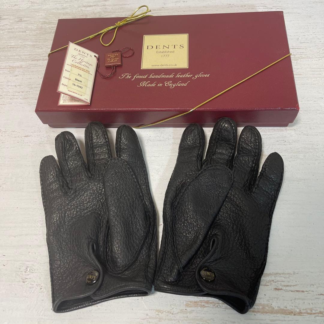 DENTS ペッカリー アンライニンググローブ 7 1/2