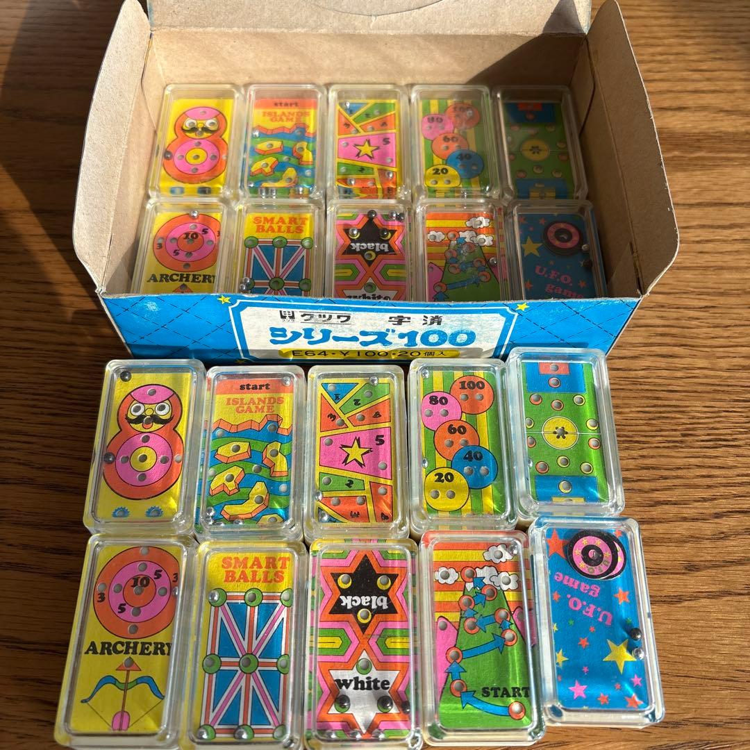 ピンボール風　消しゴム　箱入り！20個入り