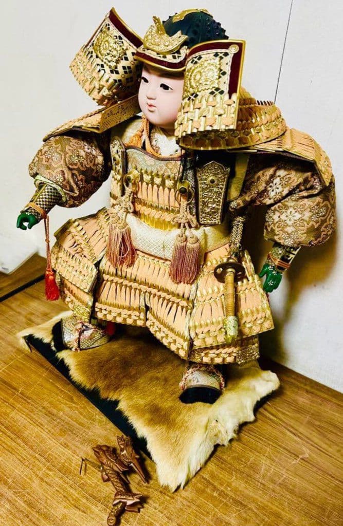 子供大将飾 鎧着武者人形 兜 日本人形 五月人形