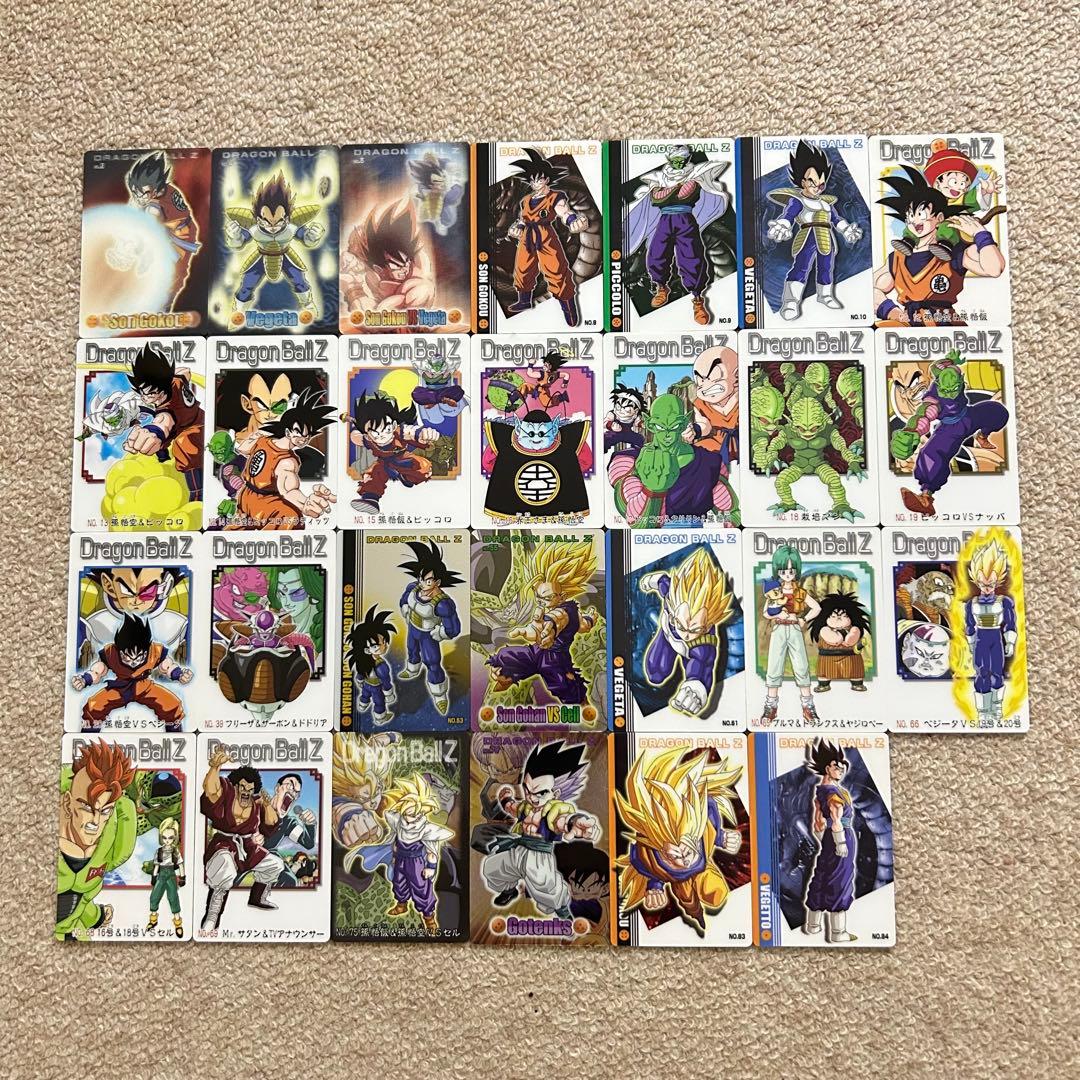 ドラゴンボールグミ ドラゴンボールZ カード 27枚 まとめ売り 背面赤