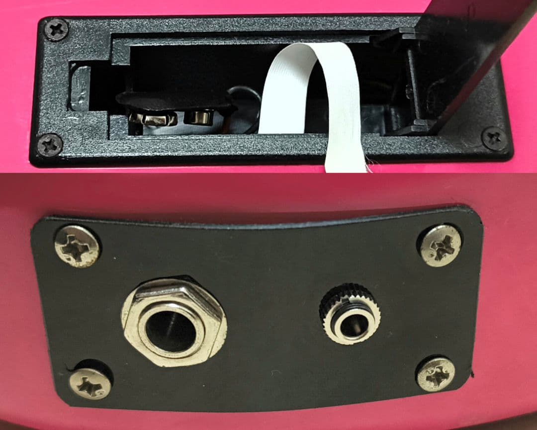 【美品！】ZO-3 パッションピンク アンプ内蔵ミニギター 専用ソフトケース付