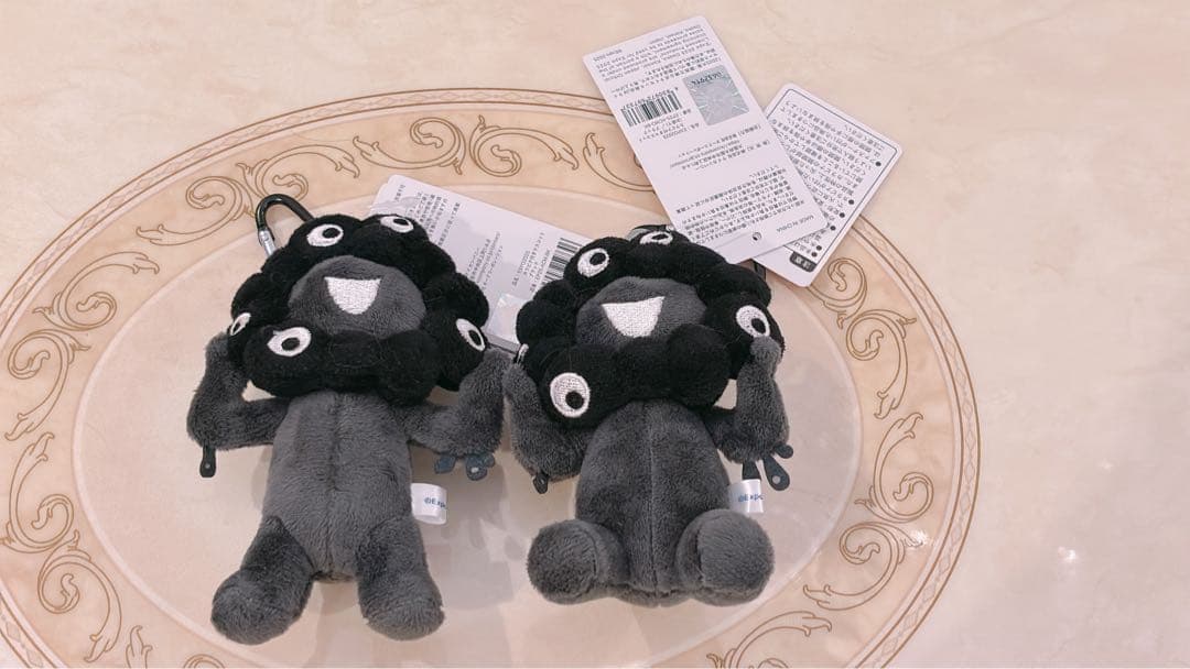 黒ミャクミャク(立ち・座りセット) カラビナ、タグ付き　新品未使用