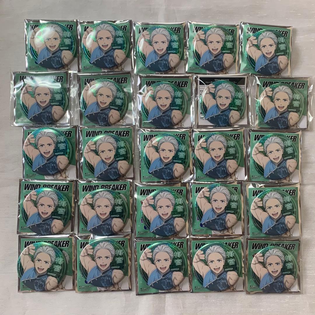 ウィンブレ カンフー 缶バッジ 梅宮 25点セット