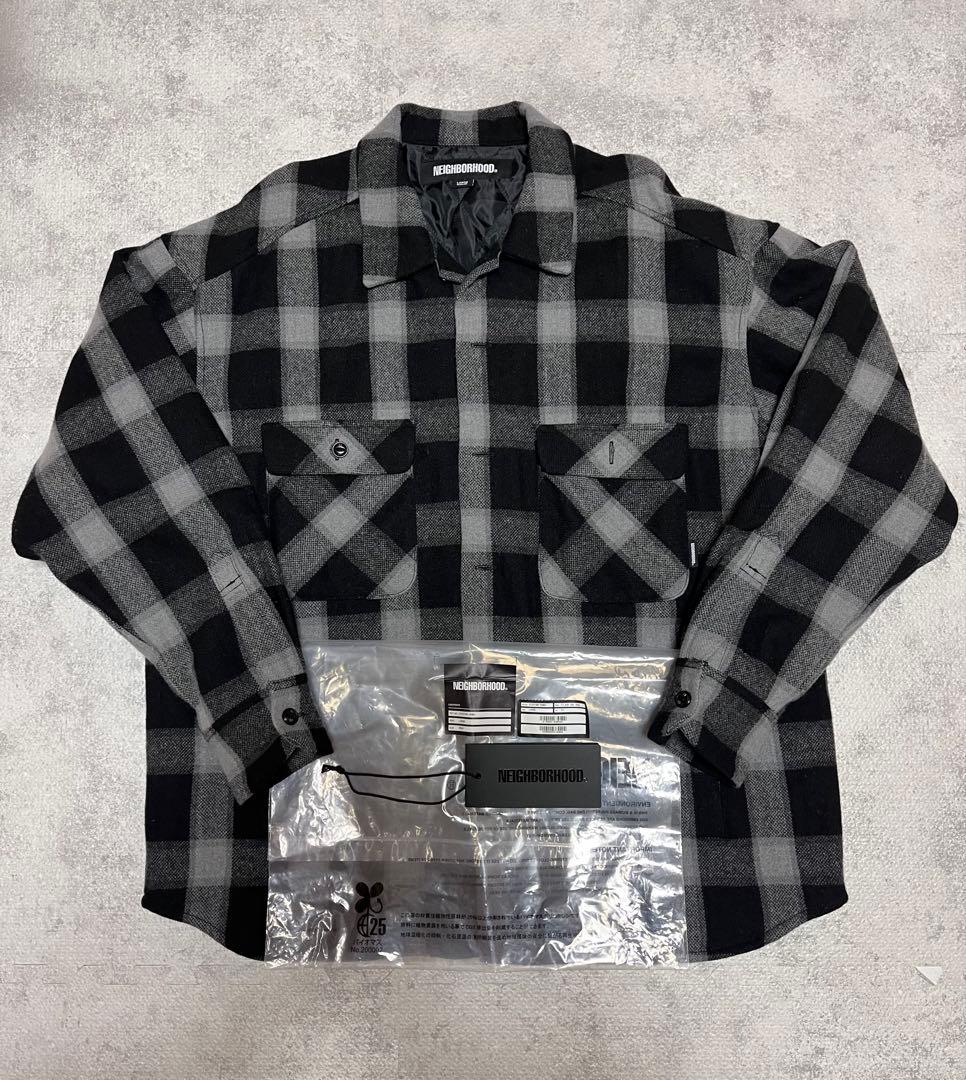 美品 NEIGHBORHOOD バッファローチェック シャツ ジャケット
