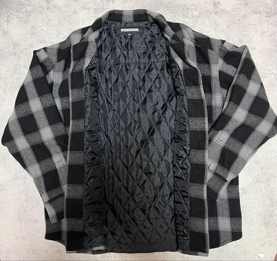 美品 NEIGHBORHOOD バッファローチェック シャツ ジャケット