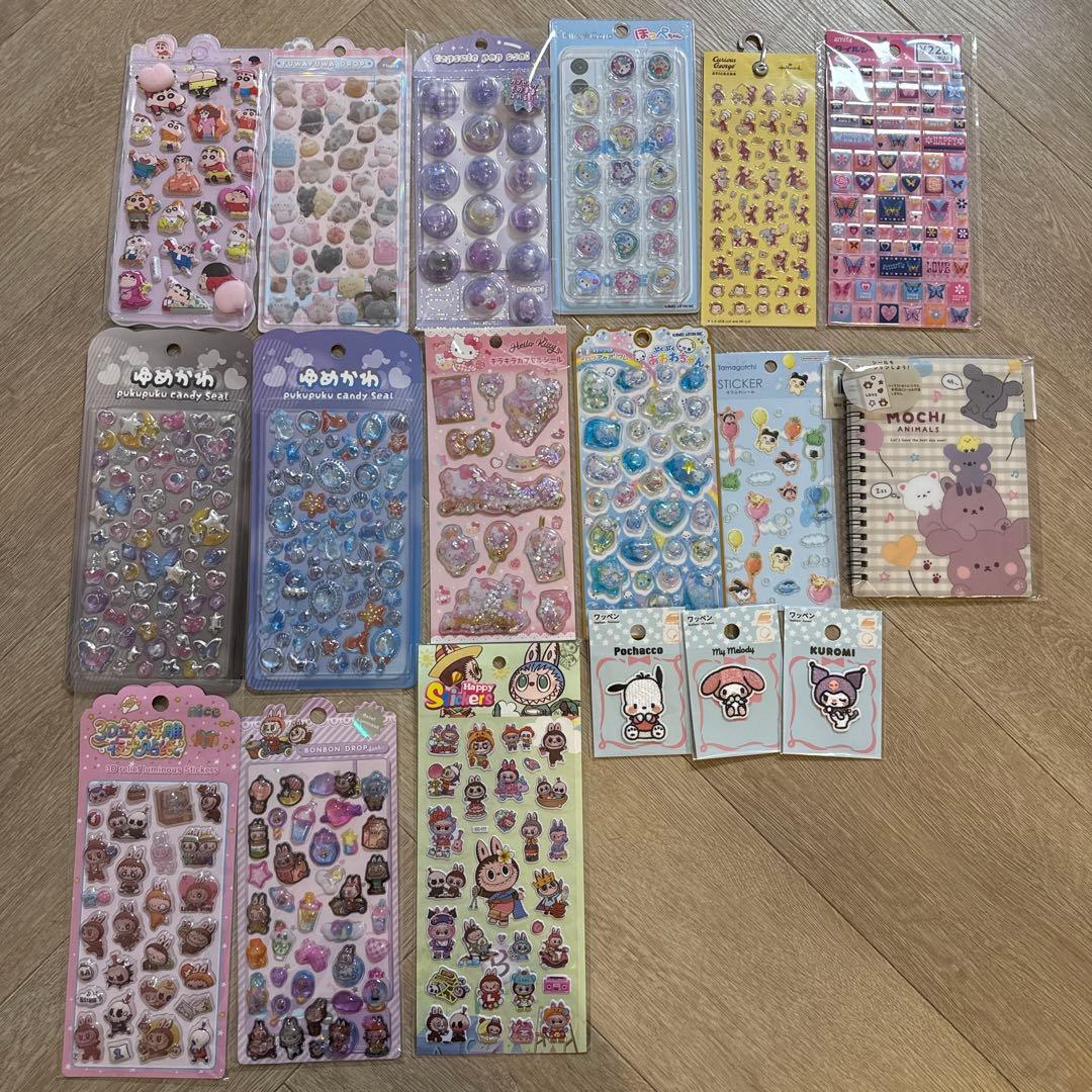 ボンボンドロップ カプセル おはじきキャラクターシールセット