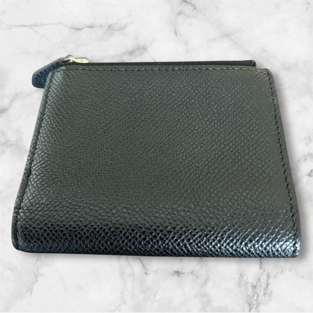 ブルガリ BVLGARI 美品✨サークルロゴ クリップ 三つ折り財布