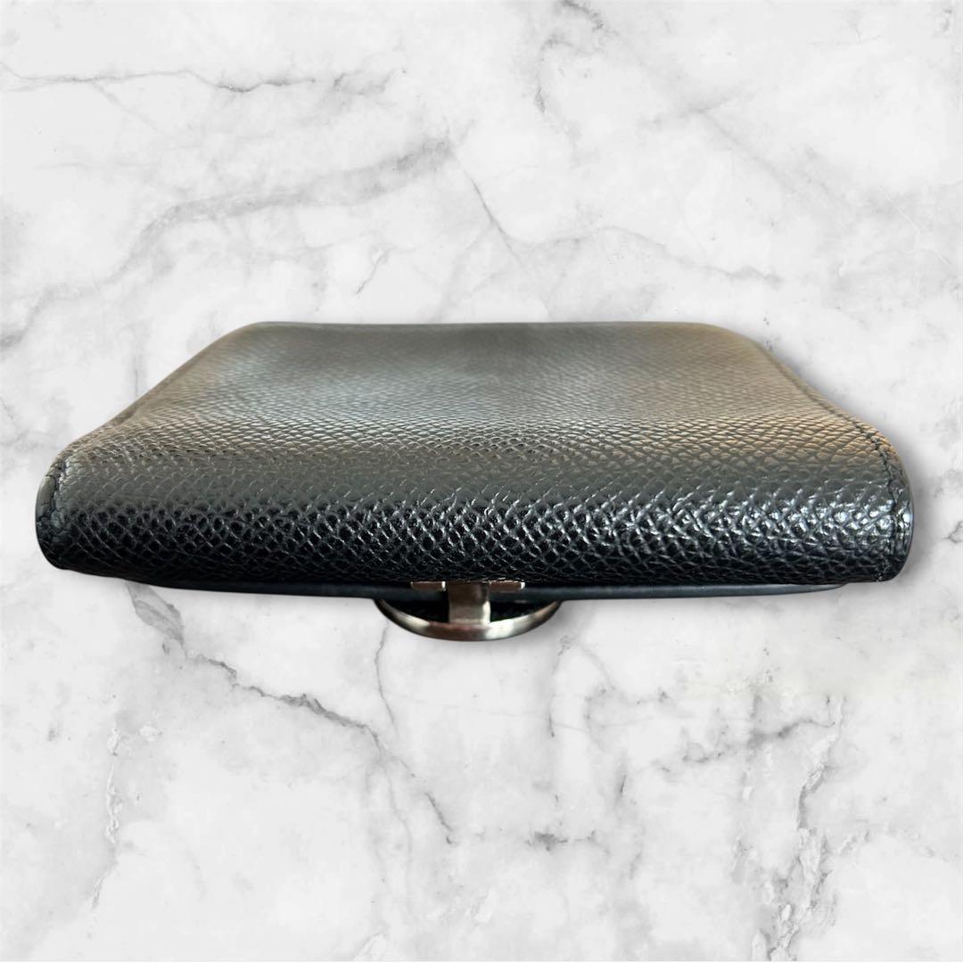 ブルガリ BVLGARI 美品✨サークルロゴ クリップ 三つ折り財布