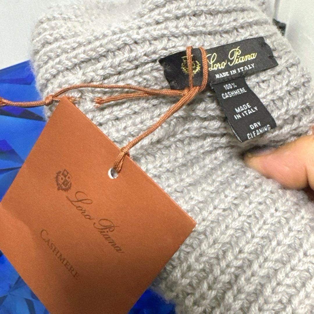 Loro Pianaロロピアーナ★カシミヤ100%ニット帽
