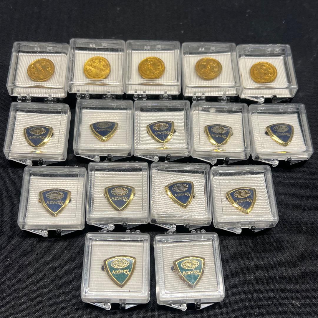 〇Ba右1085 Amway アムウェイ バッジ ピンバッジ 16点まとめ