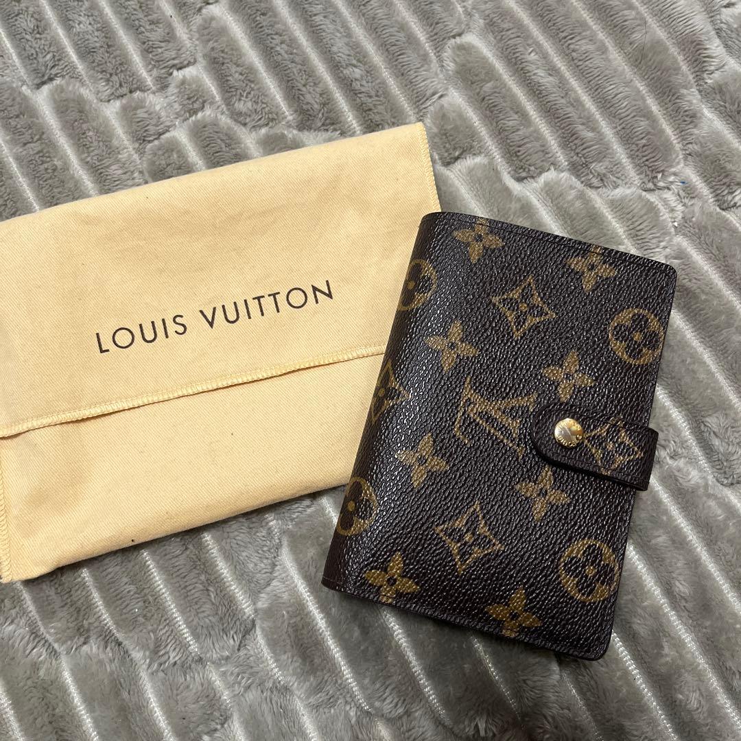 LOUIS VUITTON 二つ折り財布 ブラウン