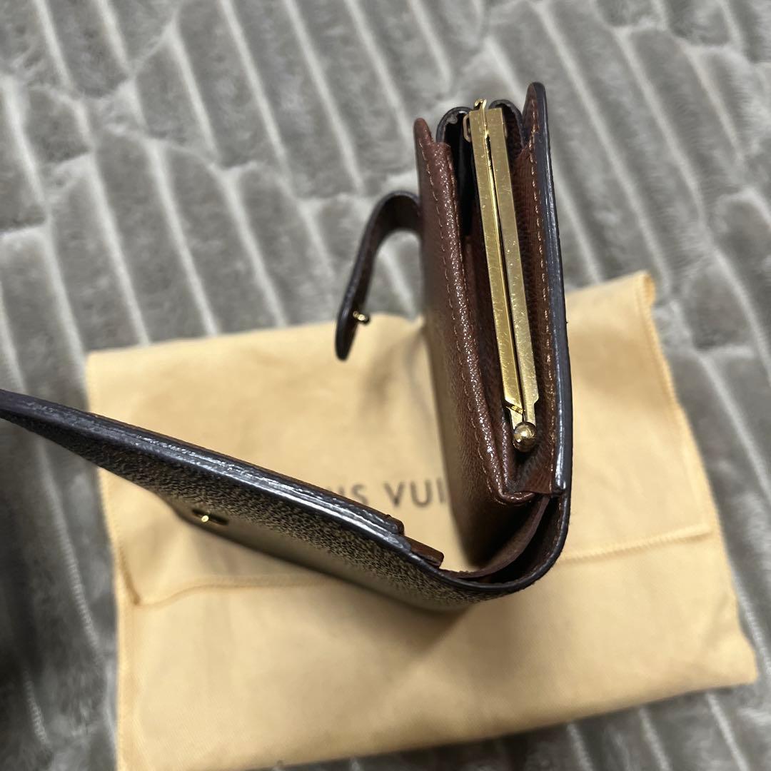 LOUIS VUITTON 二つ折り財布 ブラウン
