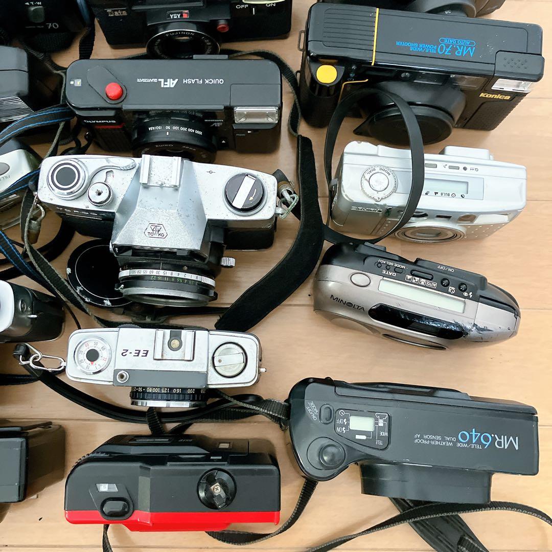 【ジャンク】フィルムカメラ 30台セット まとめCanon等　コンパクトカメラ
