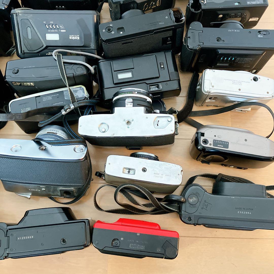 【ジャンク】フィルムカメラ 30台セット まとめCanon等　コンパクトカメラ