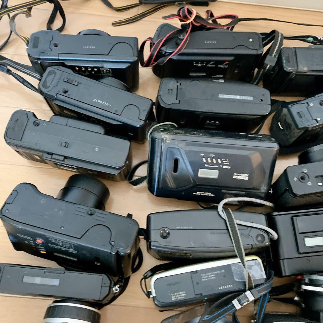 【ジャンク】フィルムカメラ 30台セット まとめCanon等　コンパクトカメラ