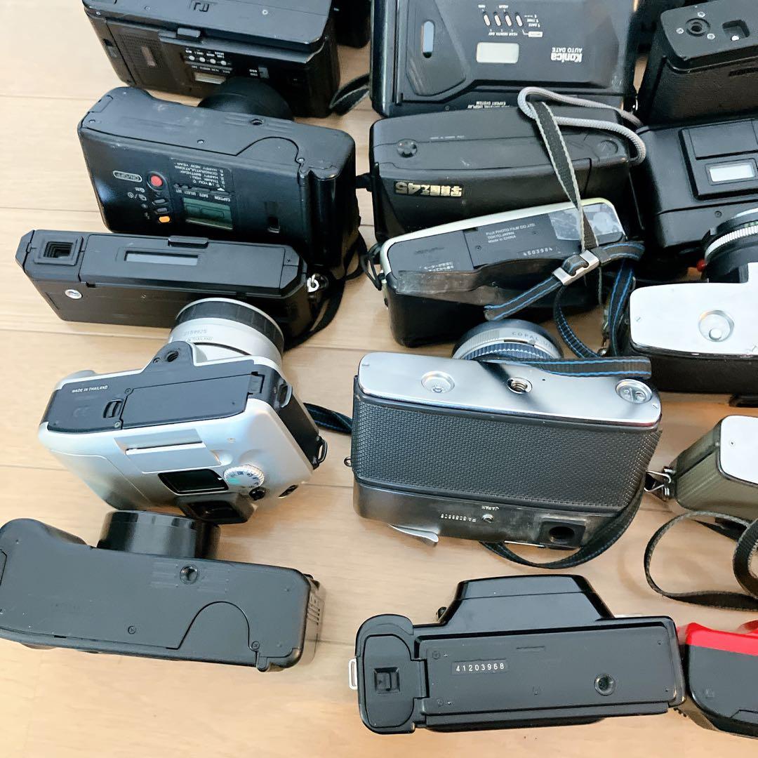【ジャンク】フィルムカメラ 30台セット まとめCanon等　コンパクトカメラ