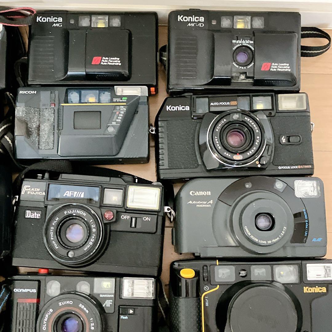 【ジャンク】フィルムカメラ 30台セット まとめCanon等　コンパクトカメラ
