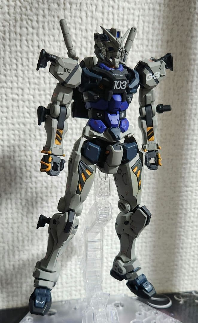 赤いガンダム　G3カラー　ジークアクス HG GQuuuuuuX 塗装　完成品
