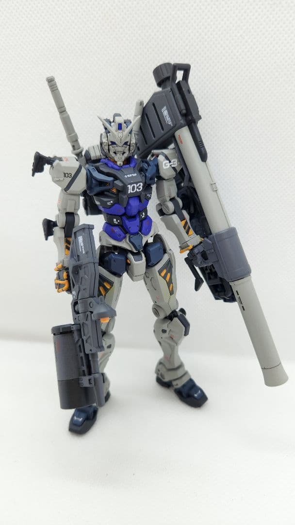 赤いガンダム　G3カラー　ジークアクス HG GQuuuuuuX 塗装　完成品