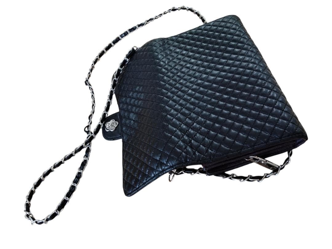 シャネル カメリア チェーンウォレット ショルダーバッグ ポシェット