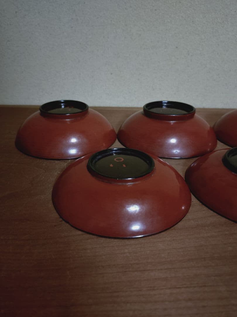 桃山〜江戸初期 根来椀 五客 合鹿椀 浄法寺 秀衡椀 漆器