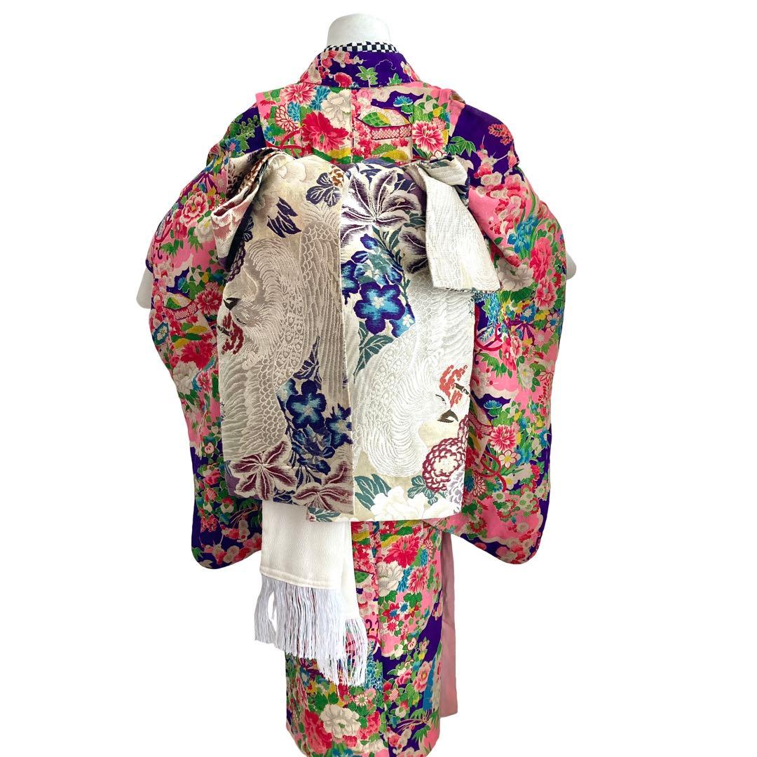 ★専用です★アンティーク女の子 子供着物 七五三 アンティーク着物 NO100