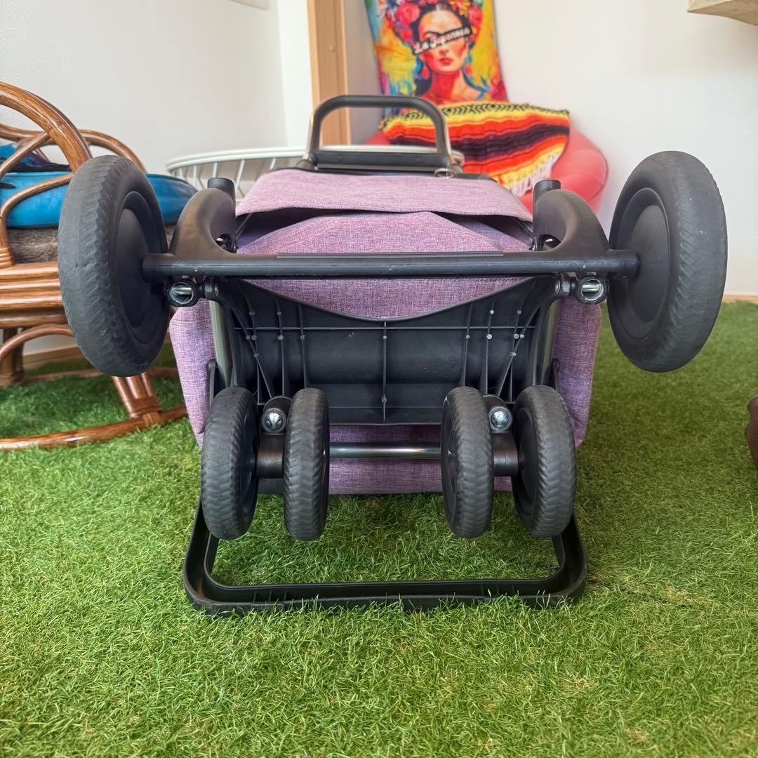 ROLSER ロルサー 折りたたみキャリーカート パープル