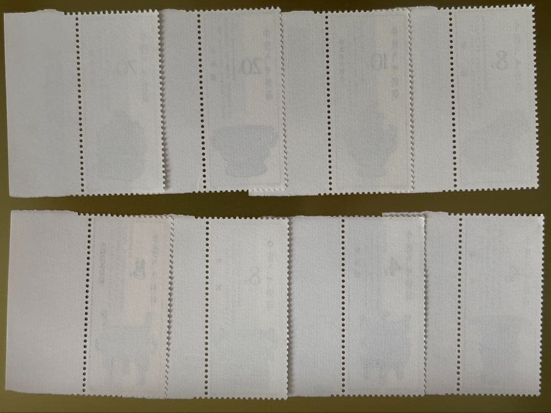 中国切手、1982年、T75古代器シリーズ 切手 8枚セット