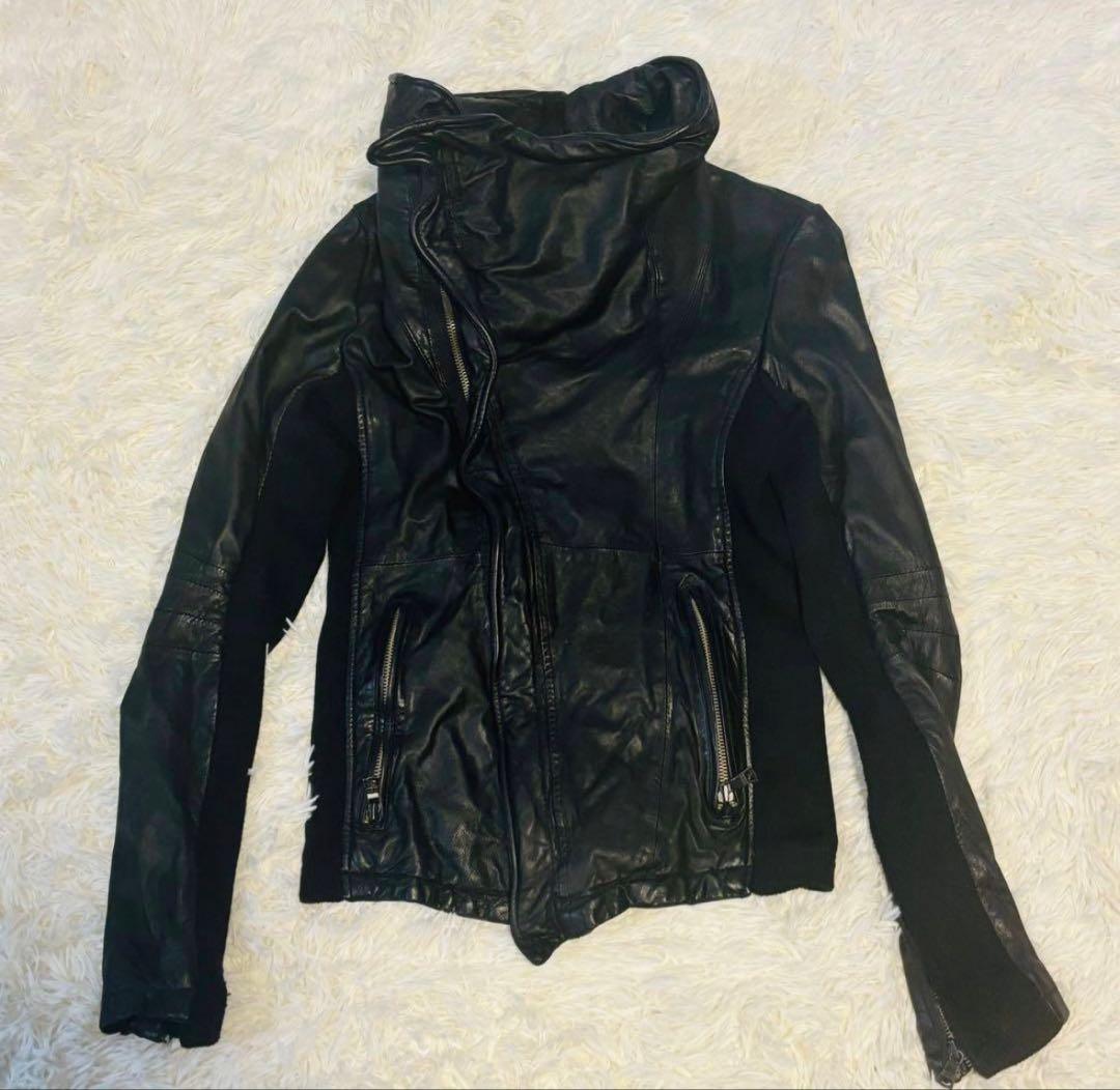 BUFFALO BOBS変形レザー ジャケット y2k archive お兄系