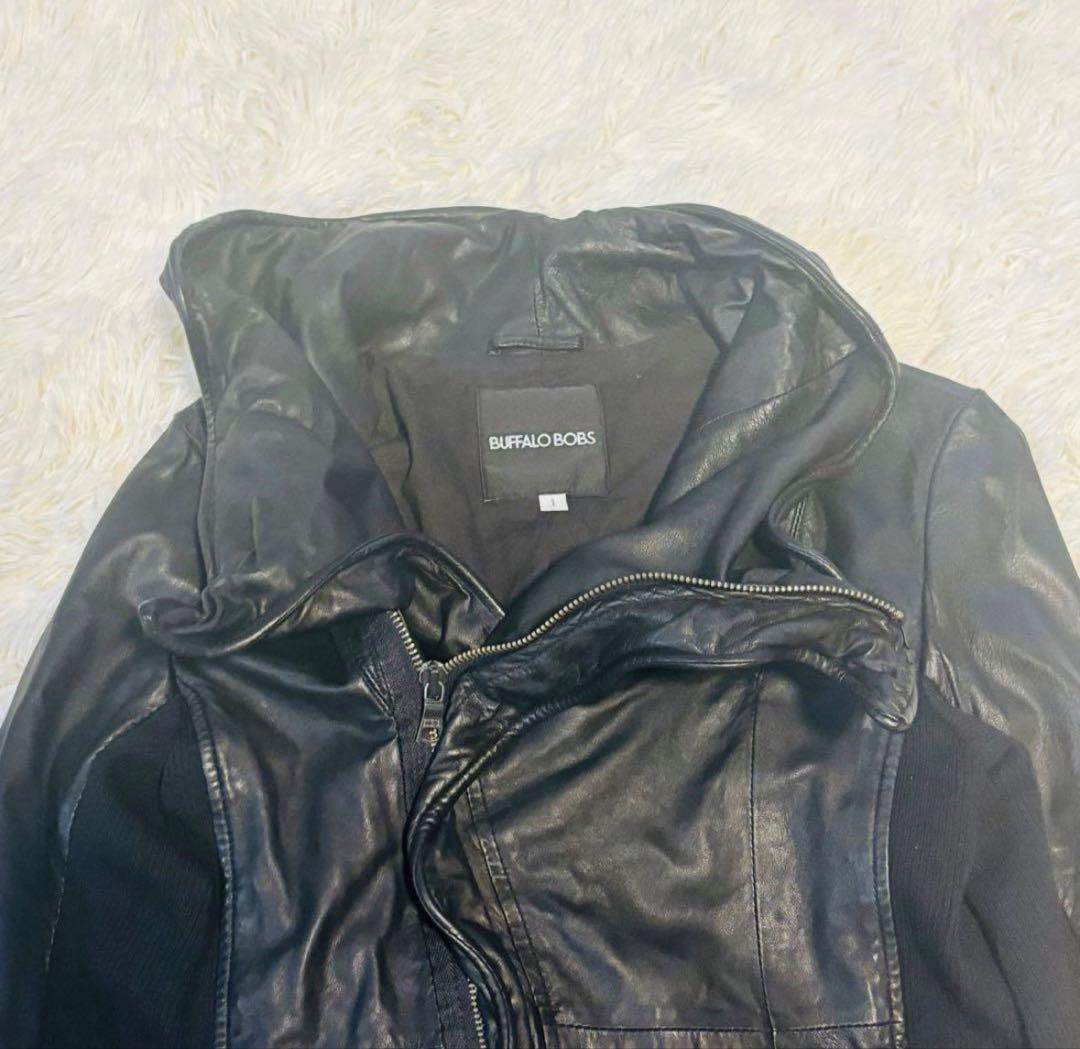 BUFFALO BOBS変形レザー ジャケット y2k archive お兄系