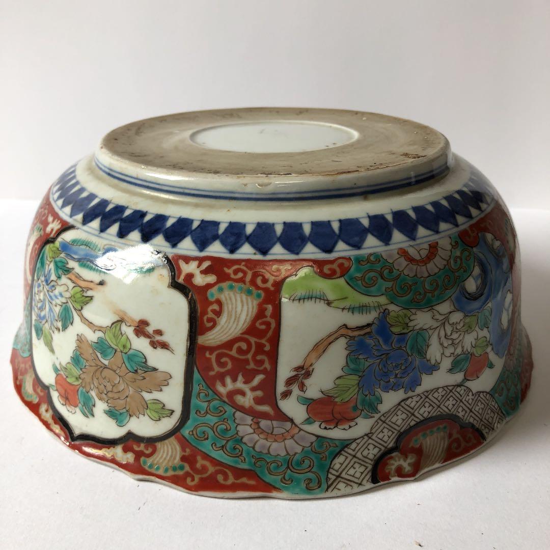 伊万里 大鉢 牡丹柄