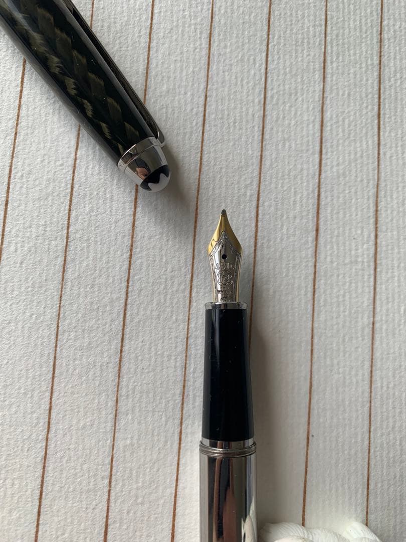 モンブラン ソリテール ル・グラン 144 18Kペン先カーボン 万年筆