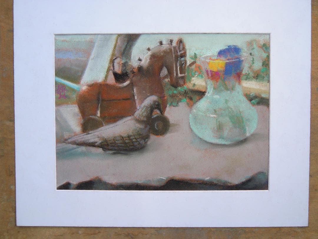 庭石の上の静物