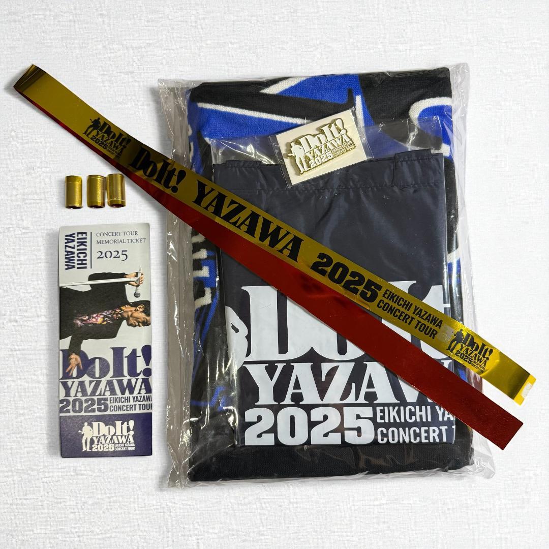 矢沢永吉 2025 札幌公演 SS席特典品 コンサート タオル トラテープ4個
