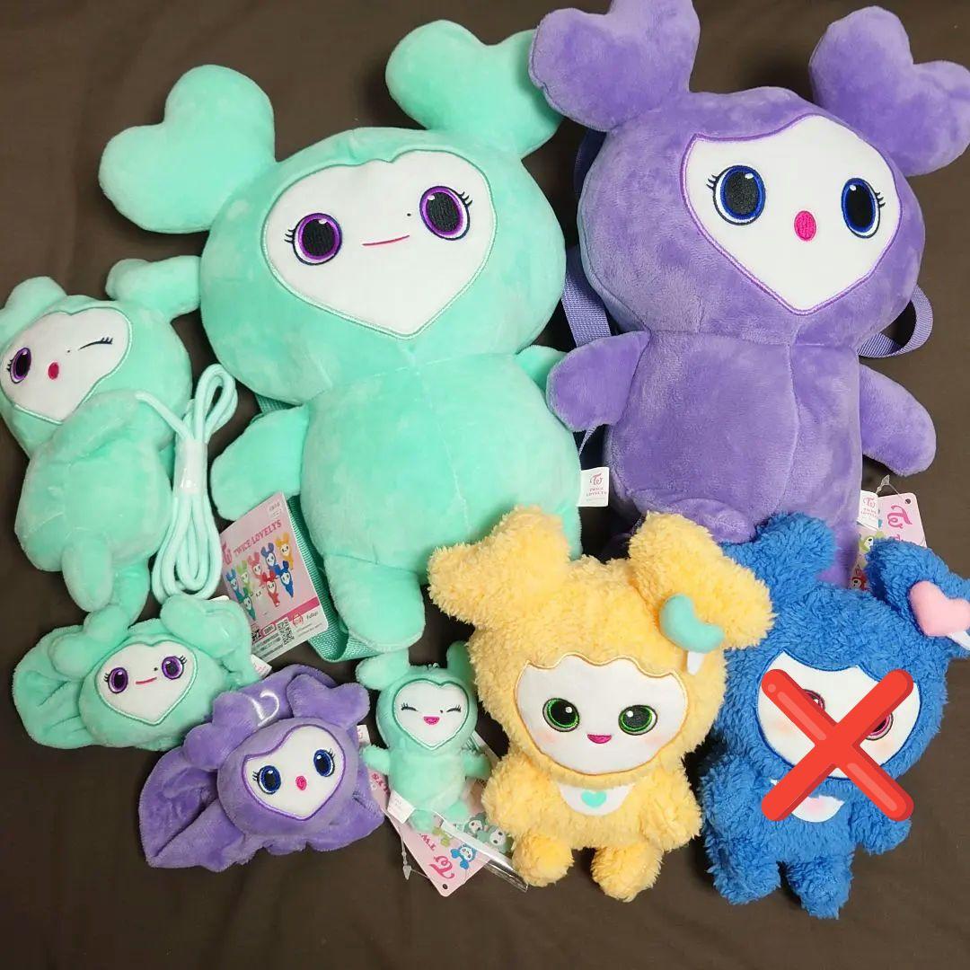 TWICE GIGO ラブリー まとめ売り リュック シュシュ ふわもこ 8点