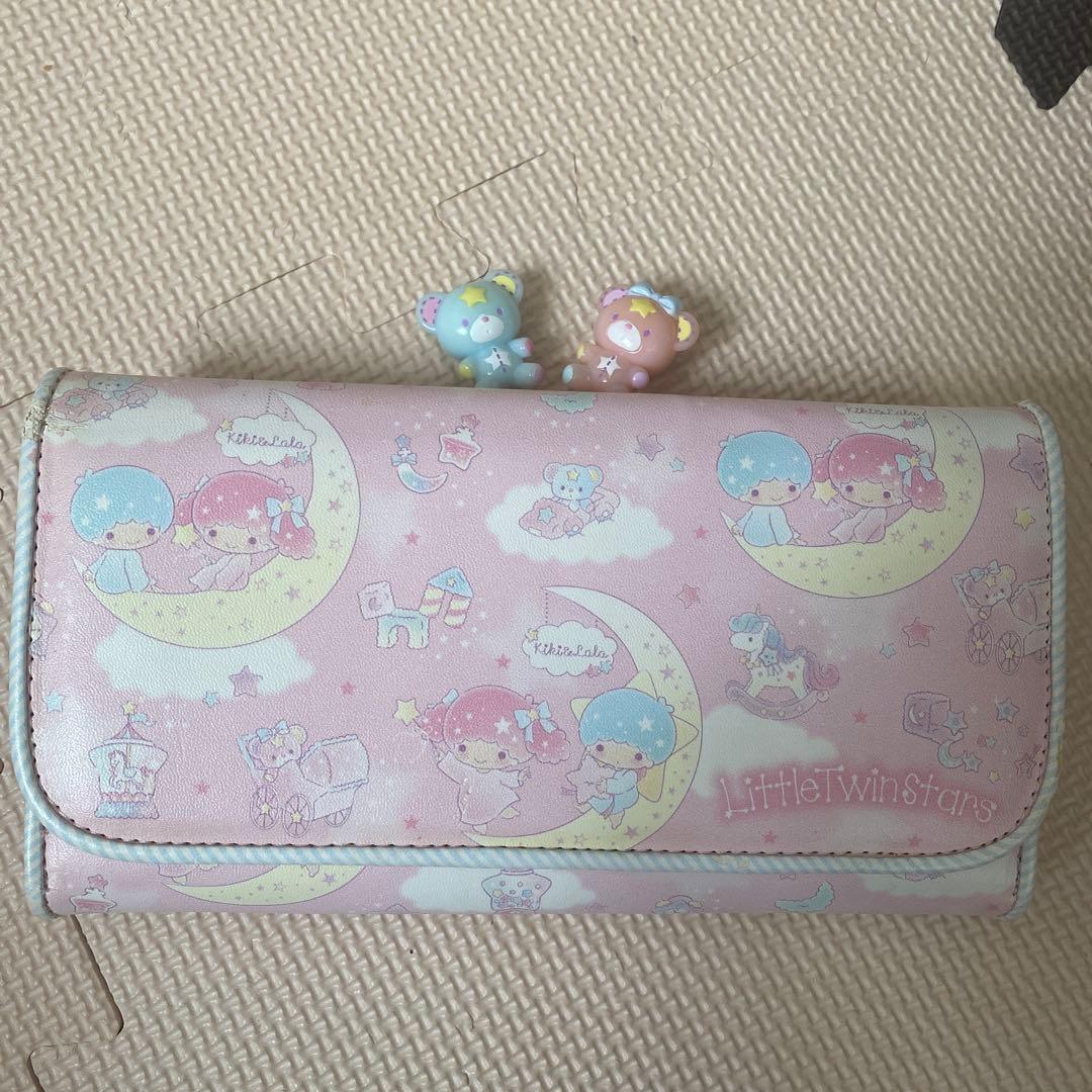サンリオ キキララ パフポフ 長財布
