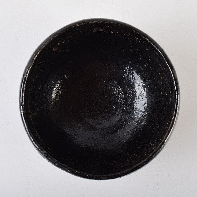 茶道具　楽吉左衛門　十二代弘入作　黒楽茶碗　時代箱　M　R9248